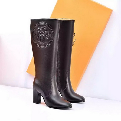 HERMES Knee-high boots Women--012